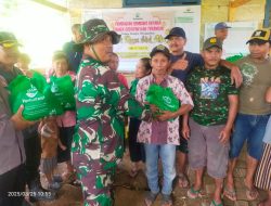 Bahagiakan Pekerja Penyadap Pinus, Perhutani KPH Banyuwangi Selatan Salurkan Ratusan Paket Sembako
